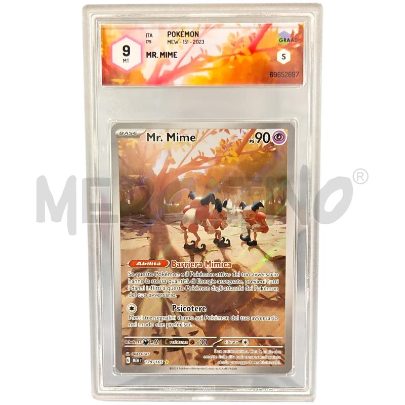 POKEMON MR MIME GRAAD 9 MEW 151 - 2023 ITA GRADATA | Mercatino dell'Usato Salerno fratte 1