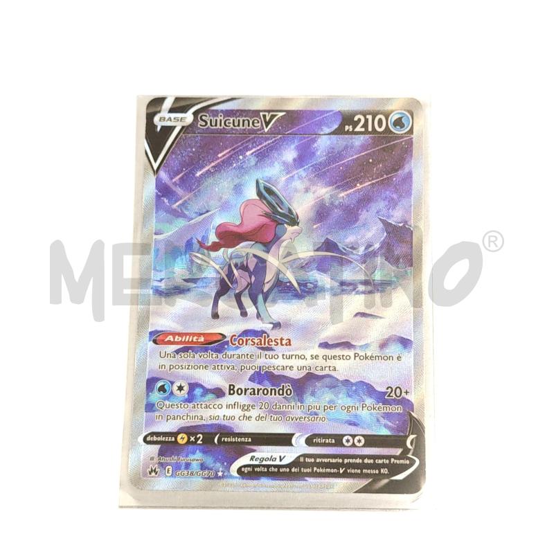 POKEMON SUICUNE V ZENIT REGALE CRZ GG38 CARTA | Mercatino dell'Usato Salerno fratte 1