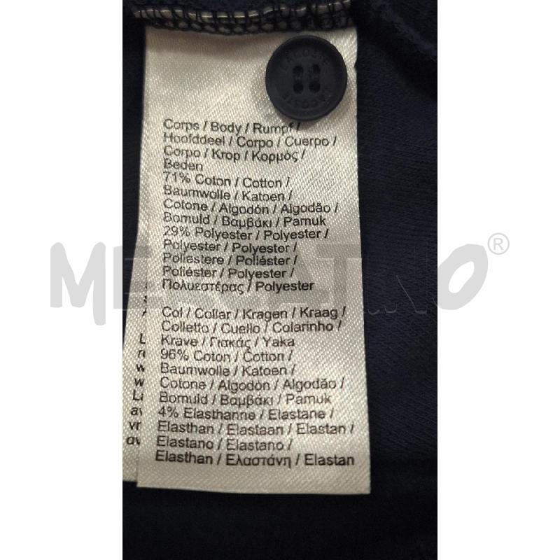 POLO DONNA LACOSTE BLU NAVY EFF. VELLUTINO | Mercatino dell'Usato Salerno fratte 4