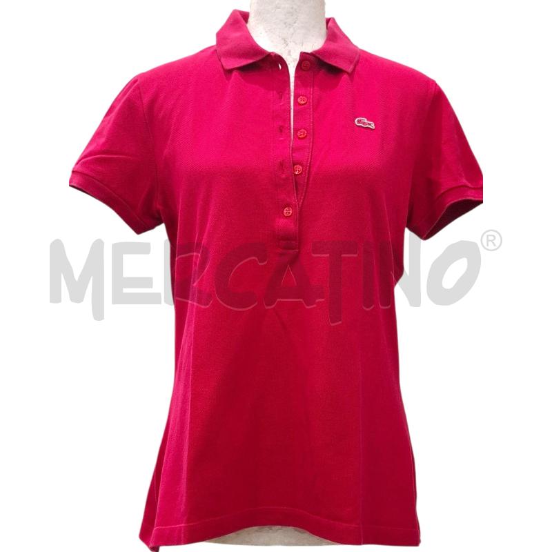 POLO DONNA LACOSTE FUCSIA TG.44 | Mercatino dell'Usato Salerno fratte 1