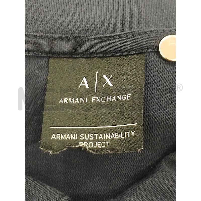 POLO UOMO ARMANI EXCHANGE BLU NOTTE TG L | Mercatino dell'Usato Salerno fratte 3