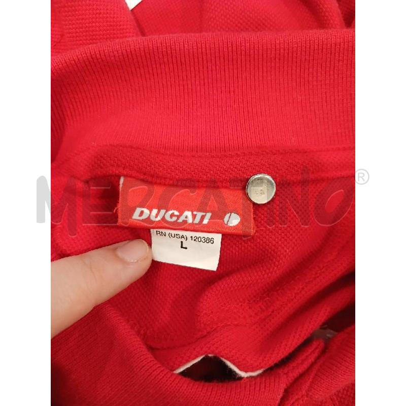 POLO UOMO DUCATI ROSSA TG. L | Mercatino dell'Usato Salerno fratte 3