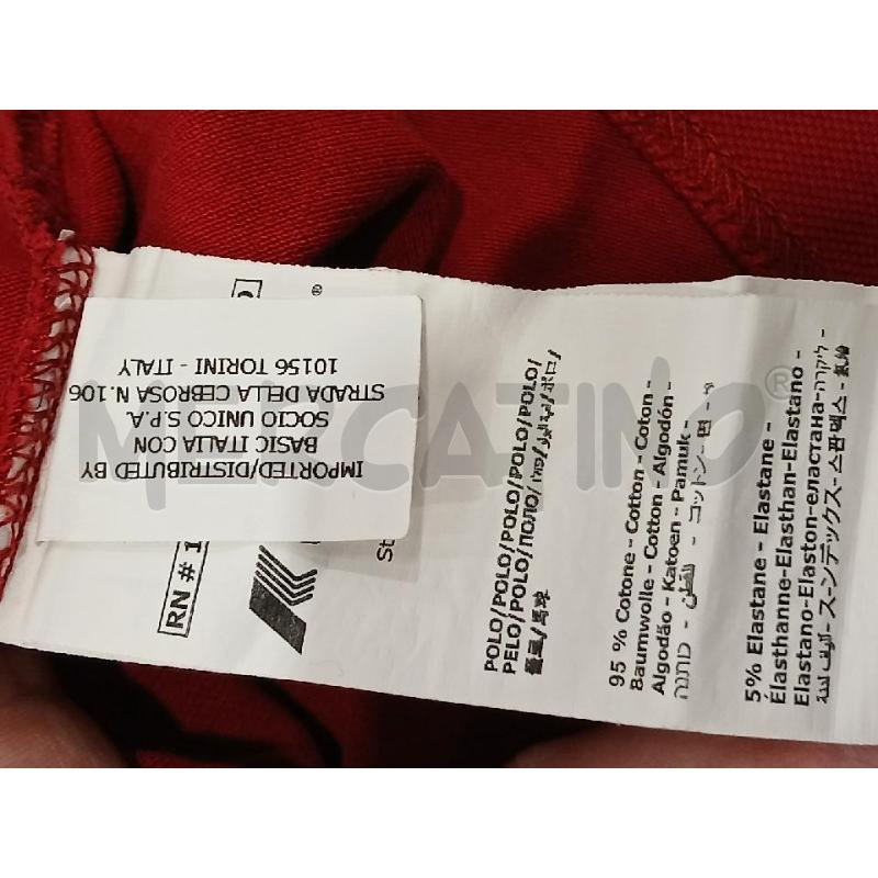 POLO UOMO KWAY ROSSA (VESTIBILITA' STRETTA) | Mercatino dell'Usato Salerno fratte 4