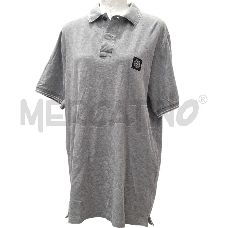 POLO UOMO STONE ISLAND GRIGIA | Mercatino dell'Usato Salerno fratte 1