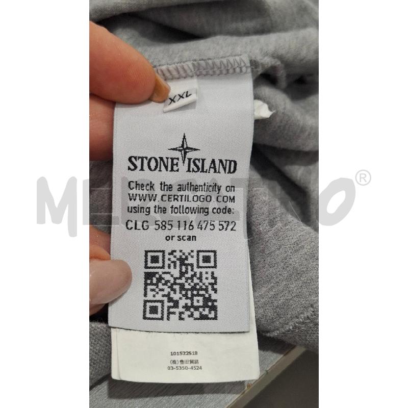 POLO UOMO STONE ISLAND GRIGIA | Mercatino dell'Usato Salerno fratte 4