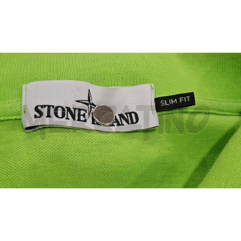 POLO UOMO STONE ISLAND VERDE ACIDO | Mercatino dell'Usato Salerno fratte 3