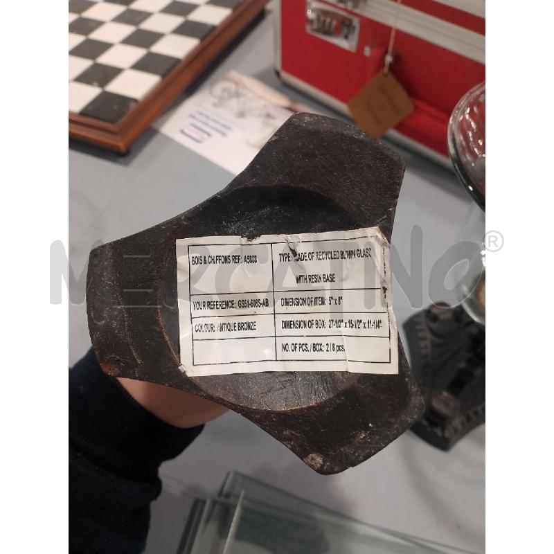 PORTA CANDELA PZ.2 BOIS & CHIFFONS  | Mercatino dell'Usato Salerno fratte 4