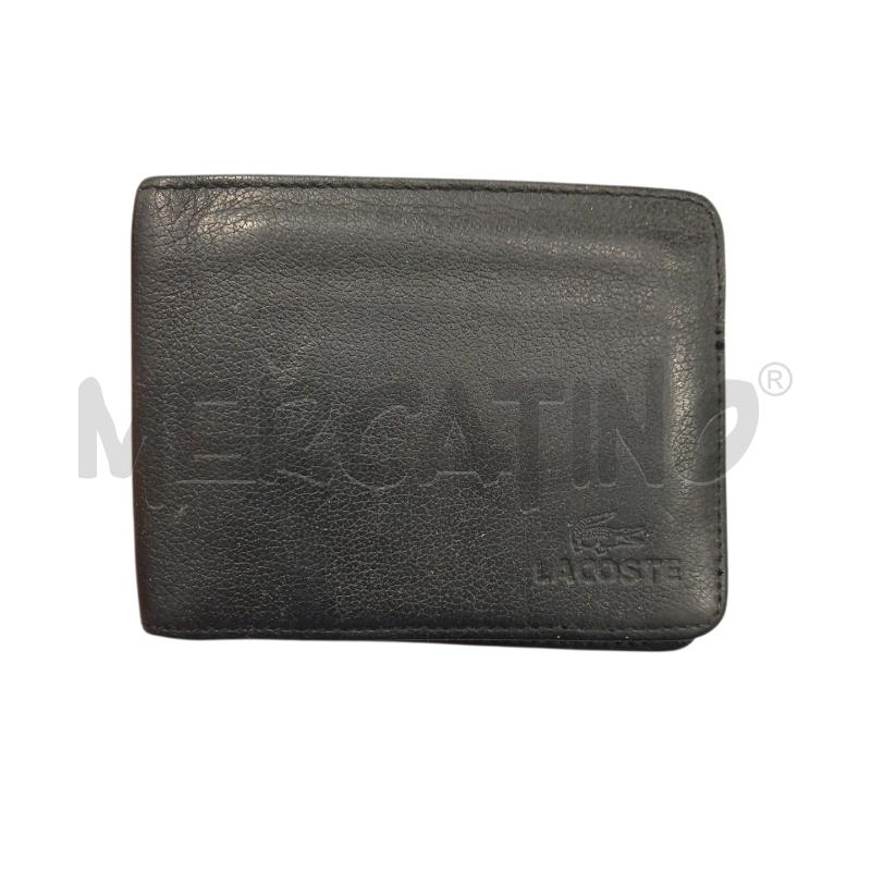 PORTA FOGLIO LACOSTE NERO  | Mercatino dell'Usato Salerno fratte 1