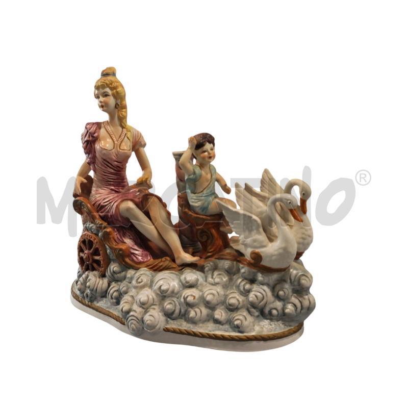 PORTA LAMPADA TIPO CAPODIMONTE 45CM  | Mercatino dell'Usato Salerno fratte 1