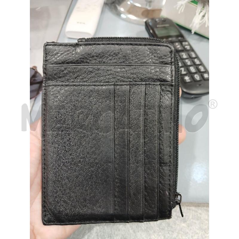 PORTA TESSERE E MONETE PIQUADRO NERO | Mercatino dell'Usato Salerno fratte 2