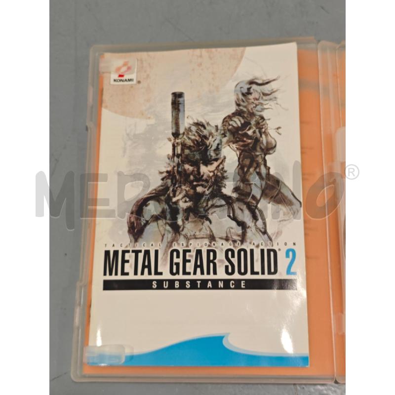 PS2 METAL GEAR SOLID 2 SUBSTANCE  | Mercatino dell'Usato Salerno fratte 3
