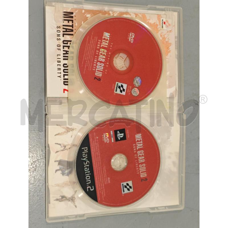 PS2 METAL GEAR SOLID SONS OF LIBERTY | Mercatino dell'Usato Salerno fratte 2
