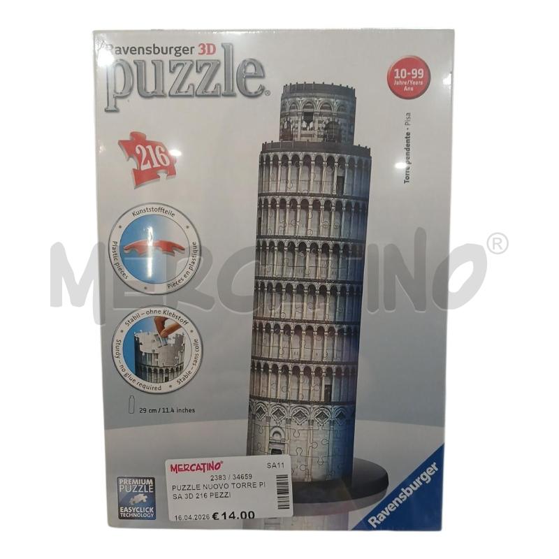 PUZZLE NUOVO TORRE PISA 3D 216 PEZZI | Mercatino dell'Usato Salerno fratte 1
