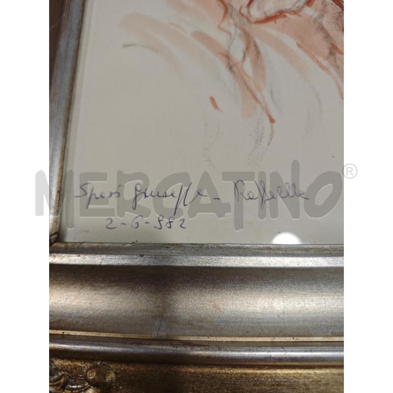 QUADRO ALFONSO GRASSI 40X50 PROFILO DI DONNA  | Mercatino dell'Usato Salerno fratte 3