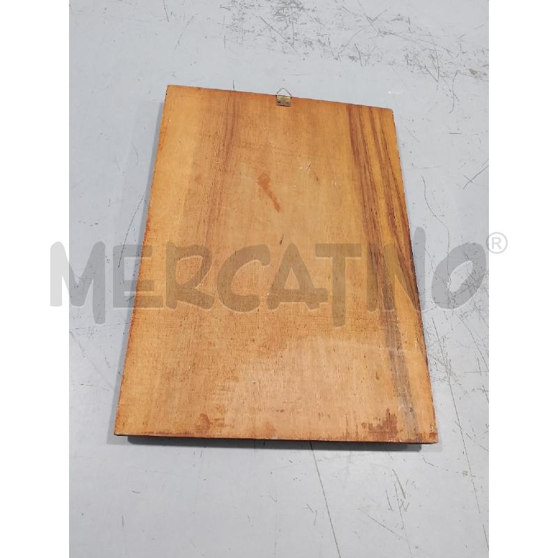 QUADRO LEGNO INTARSIO VOLTO CRISTO  | Mercatino dell'Usato Salerno fratte 2