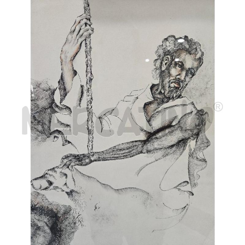 QUADRO LITOGRAFIA LELLONE 78 | Mercatino dell'Usato Salerno fratte 3