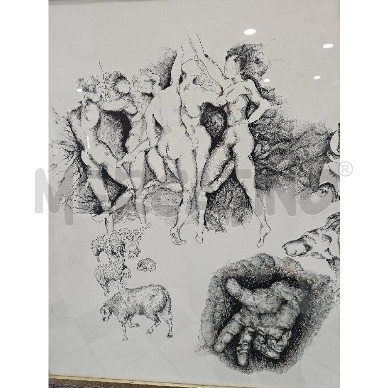 QUADRO LITOGRAFIA LELLONE 78 | Mercatino dell'Usato Salerno fratte 4