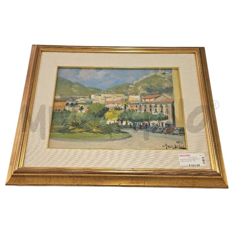QUADRO MARIO BOFFA PIAZZA SALERNO 1962 | Mercatino dell'Usato Salerno fratte 1
