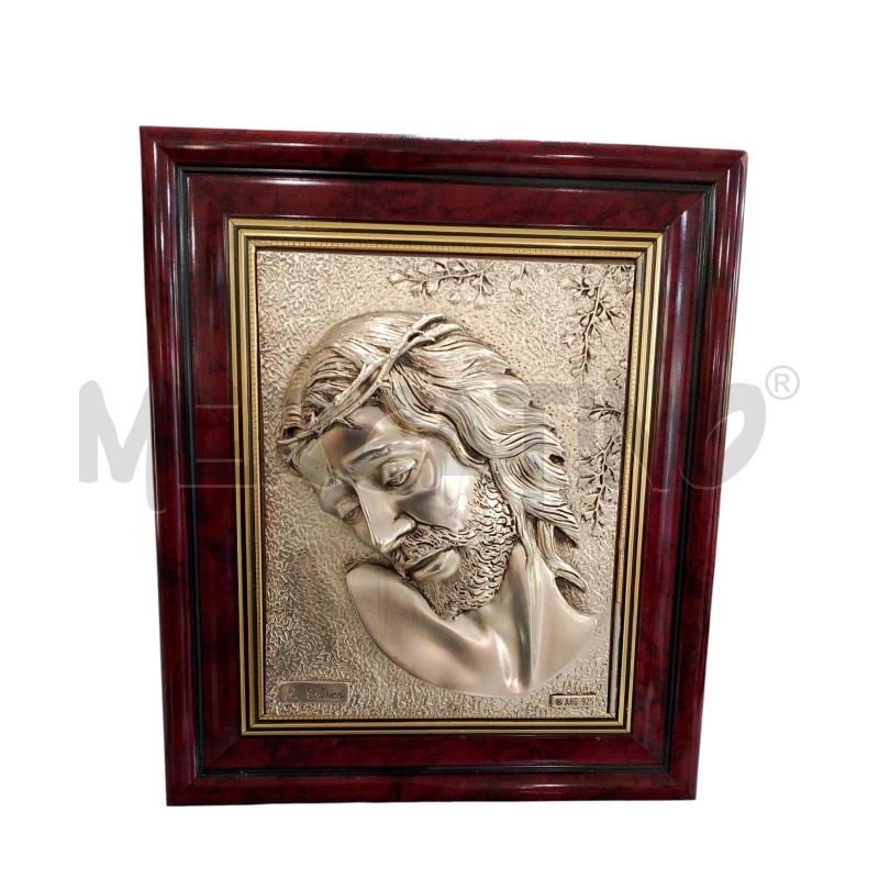 QUADRO SILVER VOLTO CRISTO  | Mercatino dell'Usato Salerno fratte 1