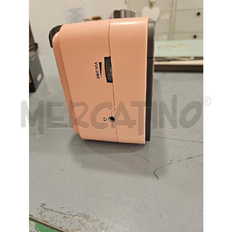 RADIO CROSLEY ROSA CASSETTA E BLUETOOTH REGISTRATORE | Mercatino dell'Usato Salerno fratte 5