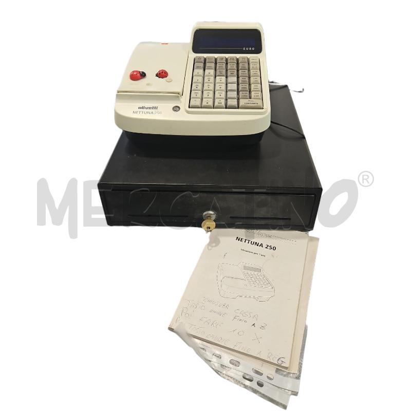 REGISTRATORE DI CASSA OLIVETTI NETTUNA 250  | Mercatino dell'Usato Salerno fratte 1