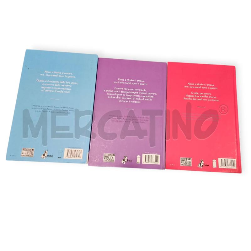 SAGA VOLUME 1-3 DELUXE FUMETTO MANGA BAO  | Mercatino dell'Usato Salerno fratte 2
