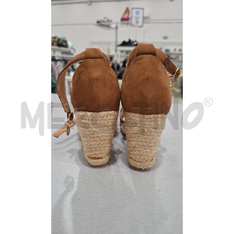 SANDALI DONNA CAMOMILLA ZEPPA MARRONI N. 38 | Mercatino dell'Usato Salerno fratte 3