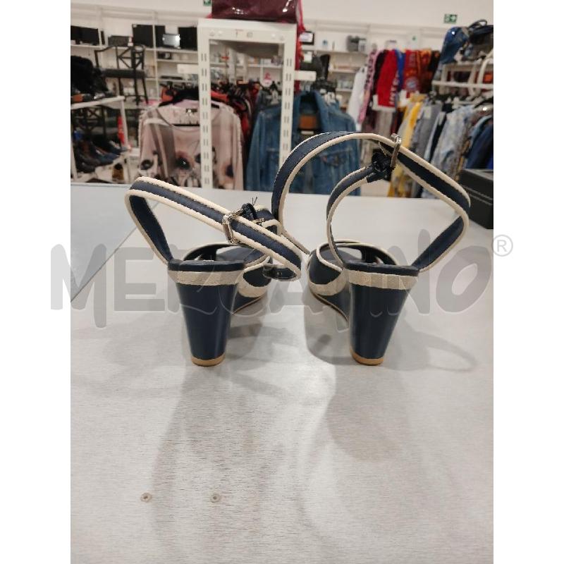 SANDALI DONNA GEOX BLU RICH. BIANCHI  | Mercatino dell'Usato Salerno fratte 3