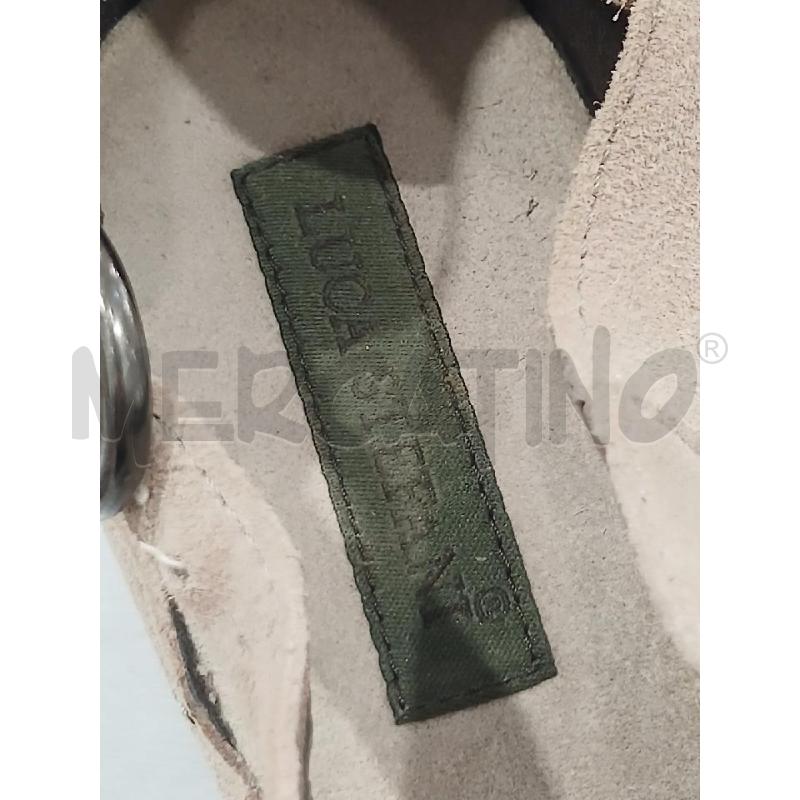 SANDALI DONNA LUCA STEFANI PELLE SCAMO TORTORA CON BORCHIETTE 100% PELLE TG 38 | Mercatino dell'Usato Salerno fratte 5