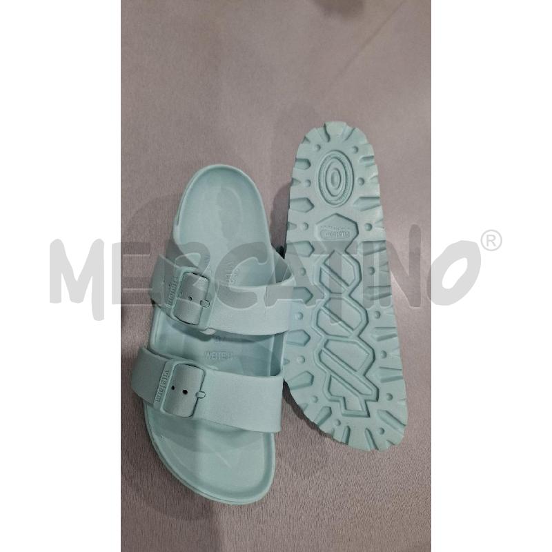 SANDALI DONNA VITAFORM VERDE ACQUA MARINA | Mercatino dell'Usato Salerno fratte 4
