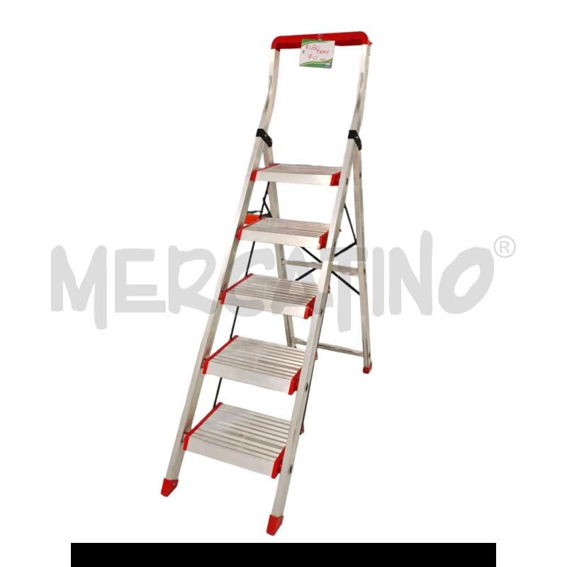 SCALA ALLUMINIO KUBO DOIN 5 GRADINI  | Mercatino dell'Usato Salerno fratte 1