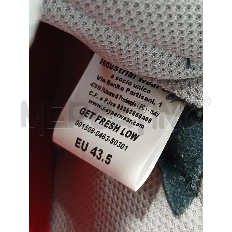 SCARPE ANTINFORTUNISTICHE PAYPER BLU NAVY TG 43,5 NUOVE CARTELLINATE | Mercatino dell'Usato Salerno fratte 4