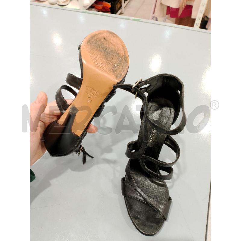 SCARPE DONNA ALBANO NERE TACCO 10 CM | Mercatino dell'Usato Salerno fratte 4