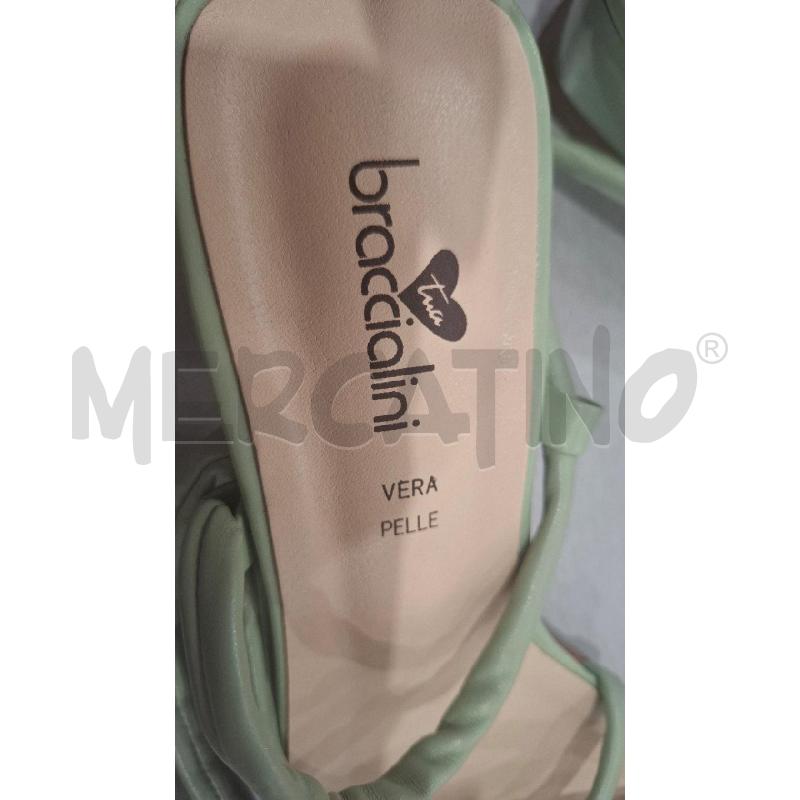 SCARPE DONNA BRACCIALINI VERDI ACQUA MARINA | Mercatino dell'Usato Salerno fratte 5