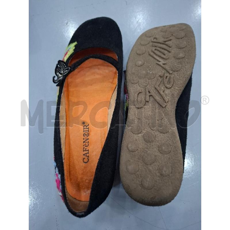 SCARPE DONNA CAFE'NOIR NERE DISEGNI SUI LATI | Mercatino dell'Usato Salerno fratte 4