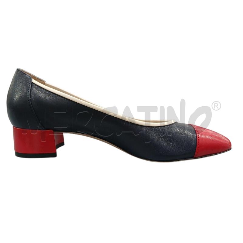 SCARPE DONNA CIASCHI BLU PUNTA E TACCO ROSSO | Mercatino dell'Usato Salerno fratte 1