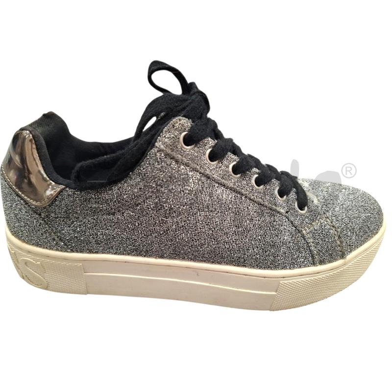 SCARPE DONNA GUESS GRIGIA BRILL. | Mercatino dell'Usato Salerno fratte 1