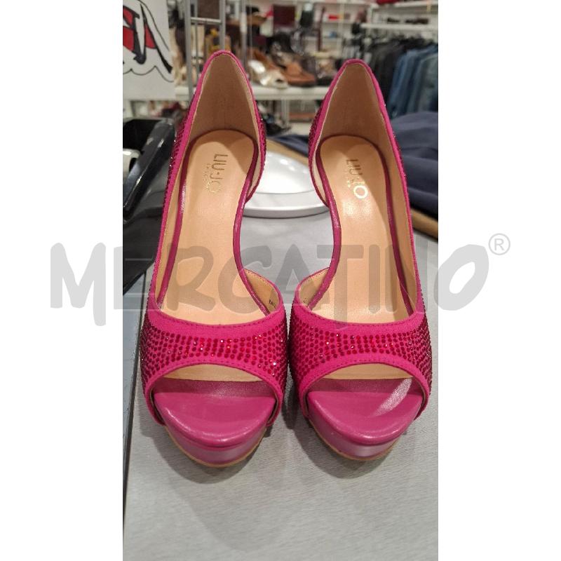 SCARPE DONNA LIU JO FUCSIA BRILL. APLL. TACCO 10 | Mercatino dell'Usato Salerno fratte 2