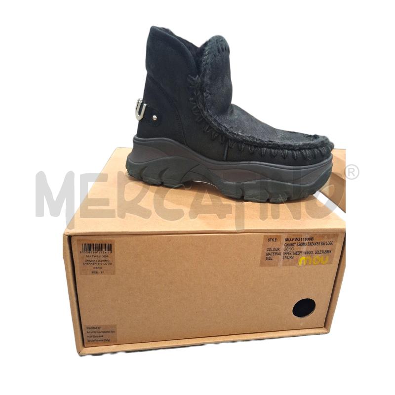 SCARPE DONNA MOU ESKIMO SNEACKER NERE | Mercatino dell'Usato Salerno fratte 1