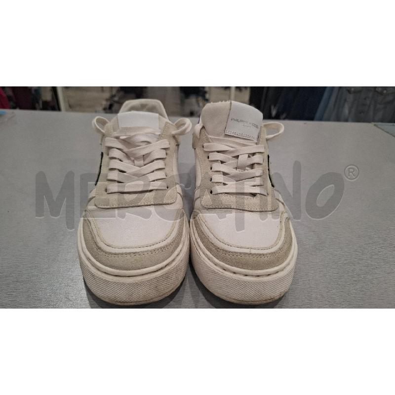 SCARPE DONNA PHILIPPE MODEL JUNIOR BIANCHE  | Mercatino dell'Usato Salerno fratte 2
