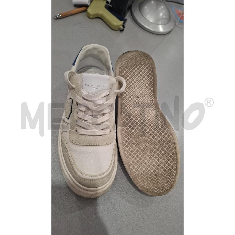 SCARPE DONNA PHILIPPE MODEL JUNIOR BIANCHE  | Mercatino dell'Usato Salerno fratte 4