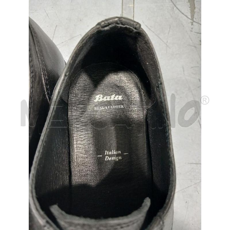SCARPE UOMO BATA NERE REAL LEATHER | Mercatino dell'Usato Salerno fratte 4