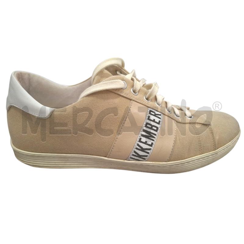 SCARPE UOMO BIKKEMBERGS BEIGE  | Mercatino dell'Usato Salerno fratte 1
