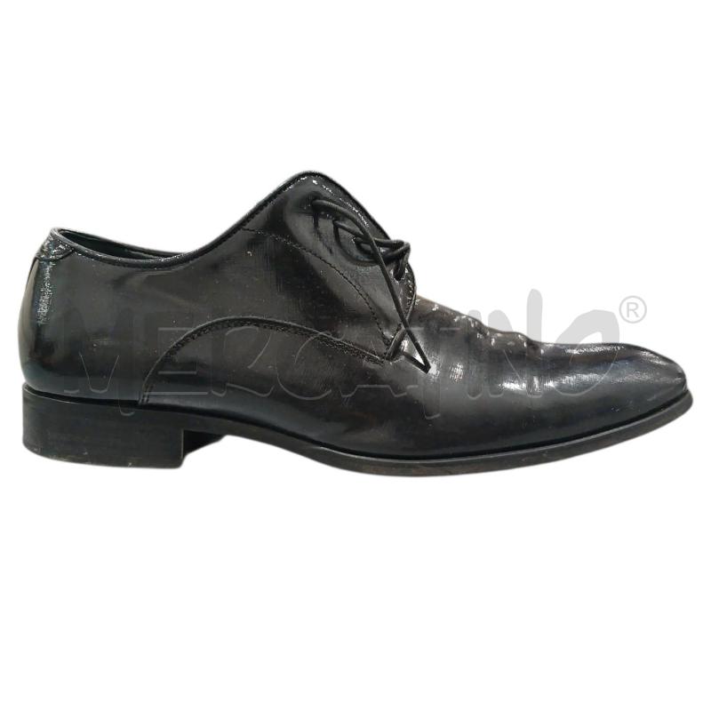 SCARPE UOMO CARLO PIGNATELLI NERE LUCIDE | Mercatino dell'Usato Salerno fratte 1