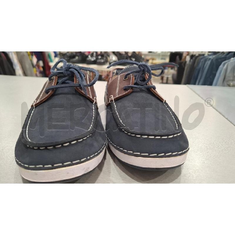 SCARPE UOMO LUMBERJACK BLU NAVY RICH. MARRONI N.43 | Mercatino dell'Usato Salerno fratte 2