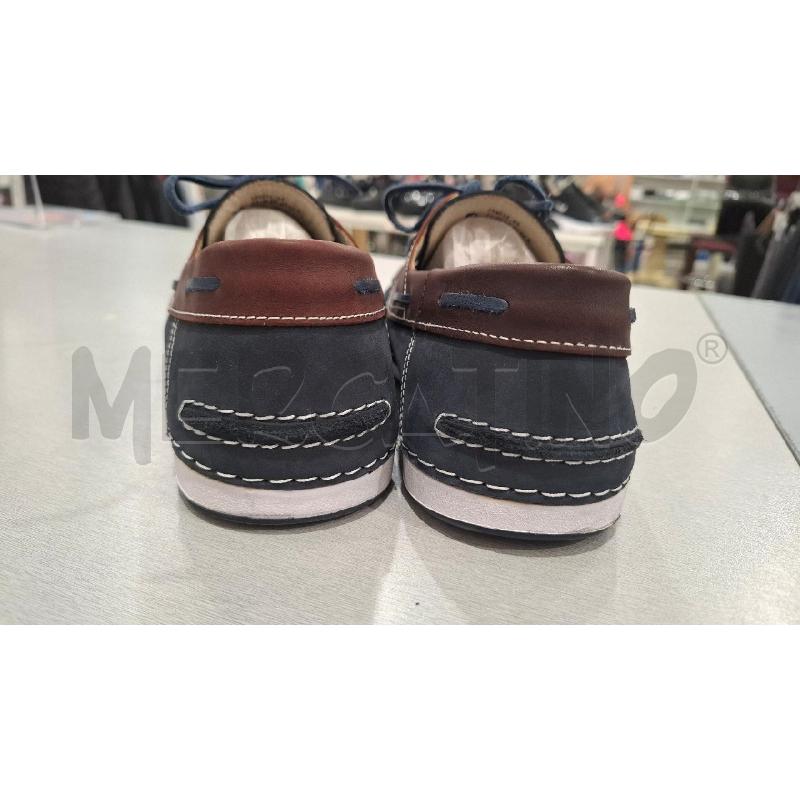 SCARPE UOMO LUMBERJACK BLU NAVY RICH. MARRONI N.43 | Mercatino dell'Usato Salerno fratte 3