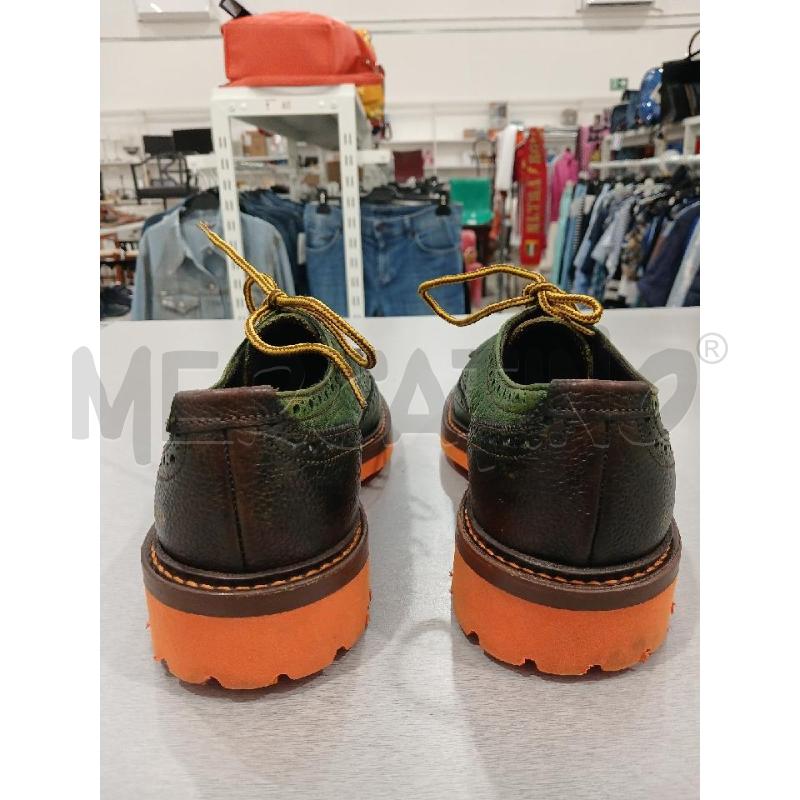 SCARPE UOMO MAURON VERDI BASE ARANCIO N.38 | Mercatino dell'Usato Salerno fratte 3