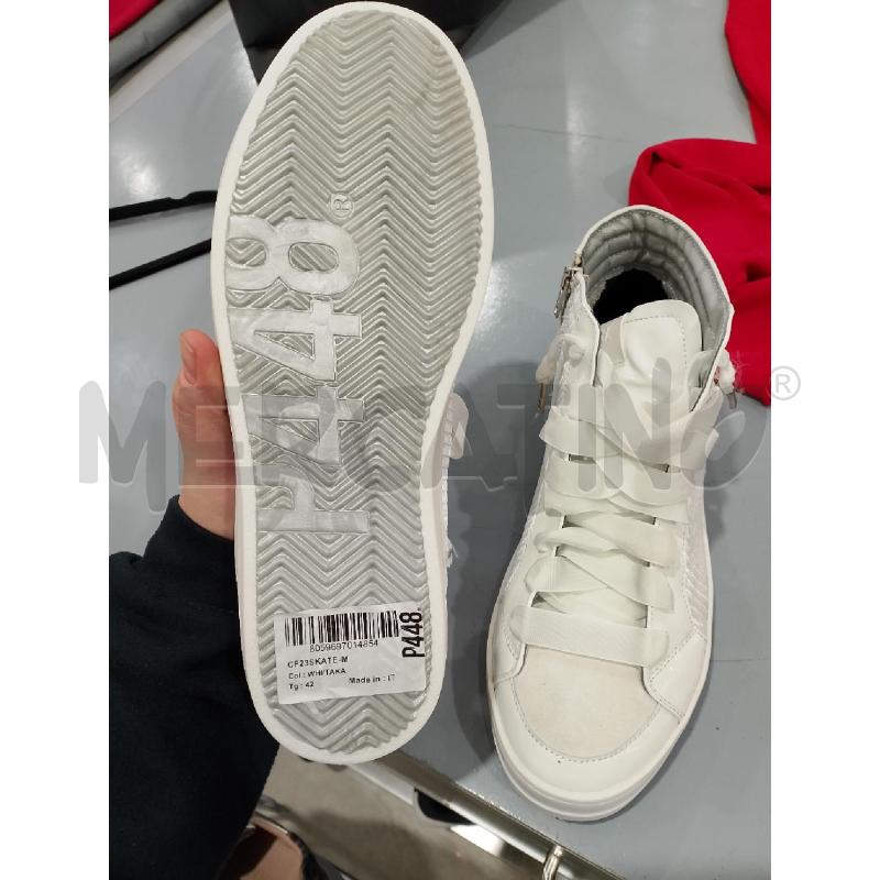 SCARPE UOMO P488 BIANCHE  | Mercatino dell'Usato Salerno fratte 4