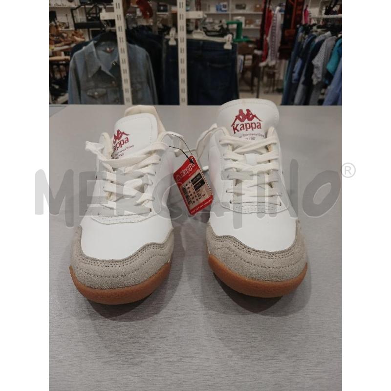 SCARPE U KAPPA BIANCHE DETT ROSSI TORTORA TG 39 | Mercatino dell'Usato Salerno fratte 2