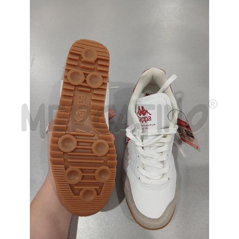 SCARPE U KAPPA BIANCHE DETT ROSSI TORTORA TG 39 | Mercatino dell'Usato Salerno fratte 4